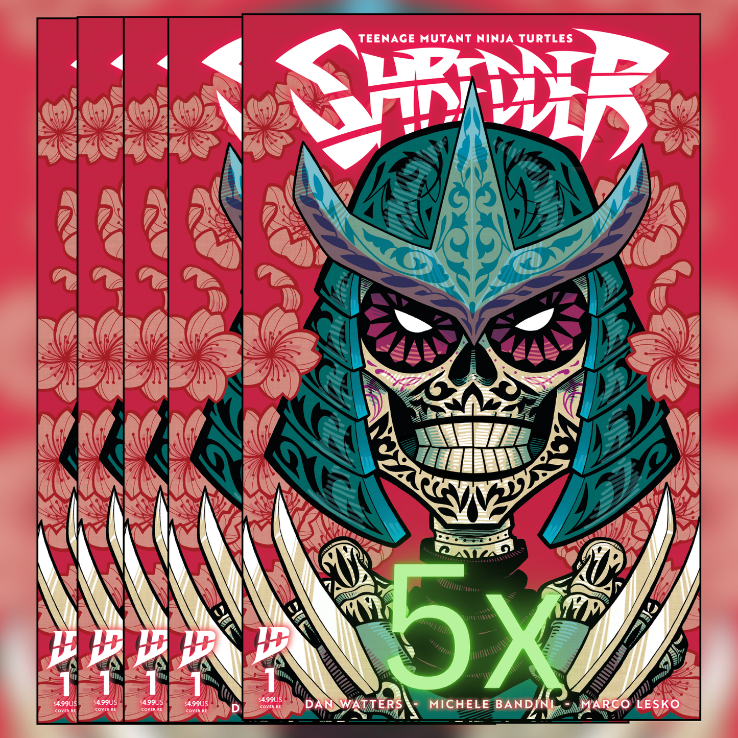 Shredder #1 J. Gonzo Exclusive Variant 5-Pack