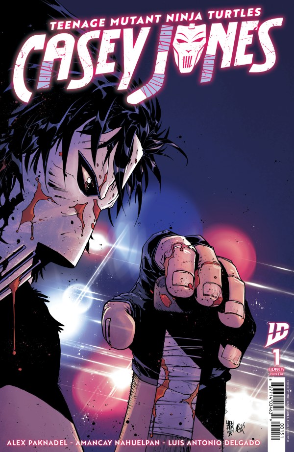 Casey Jones #1 1:25 Danny Earls Black & White Variant + 1:50 Mike Henderson Variant
