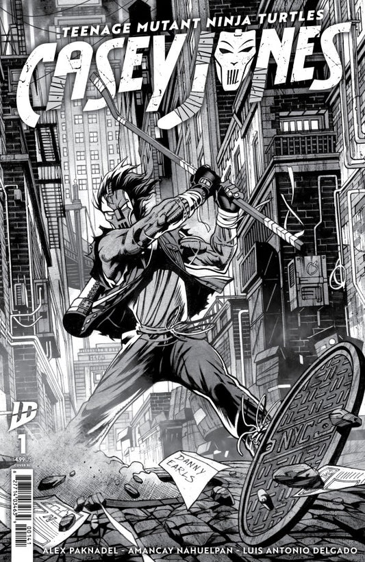 Casey Jones #1 1:25 Danny Earls Black & White Variant + 1:50 Mike Henderson Variant