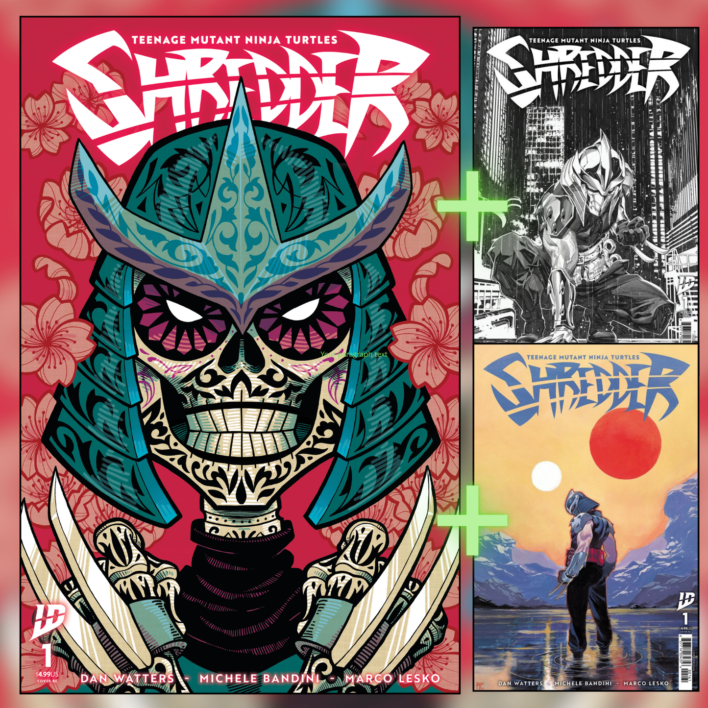 Shredder #1 J. Gonzo Exclusive Variant + 1:25 Incentive + 1:50 Incentive