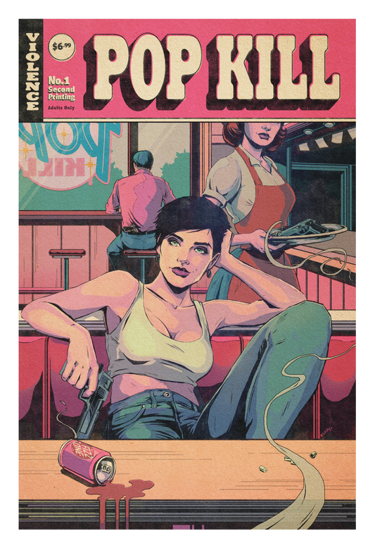 Pop Kill #1 2nd Print Flops! Variant